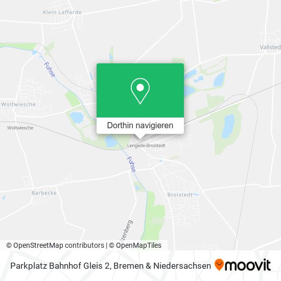 Parkplatz Bahnhof Gleis 2 Karte