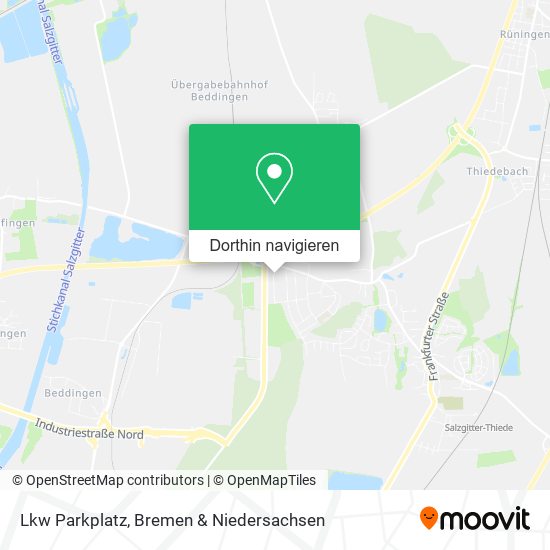 Lkw Parkplatz Karte