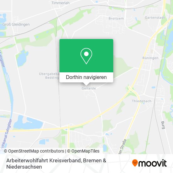 Arbeiterwohlfahrt Kreisverband Karte