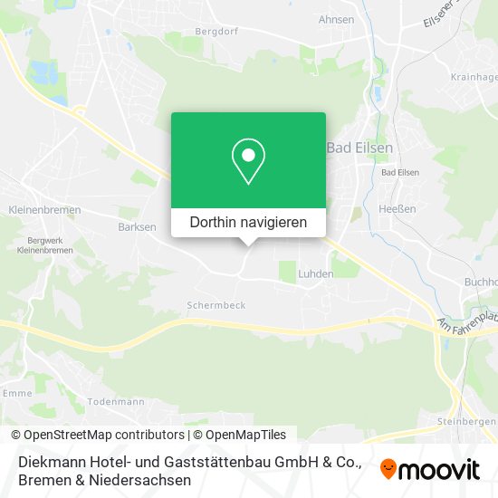 Diekmann Hotel- und Gaststättenbau GmbH & Co. Karte