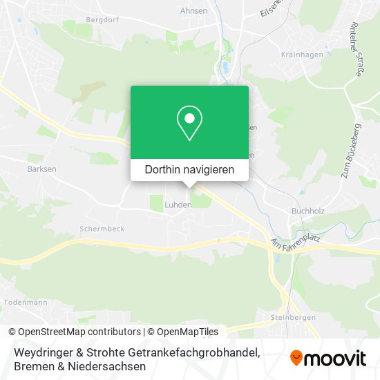 Weydringer & Strohte Getrankefachgrobhandel Karte