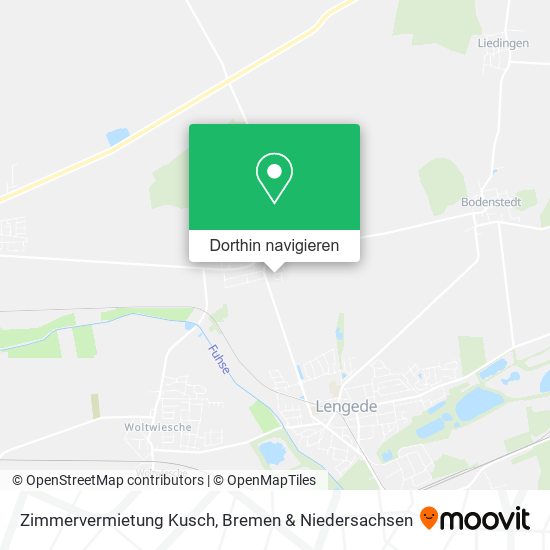 Zimmervermietung Kusch Karte