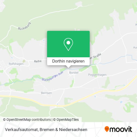 Verkaufsautomat Karte