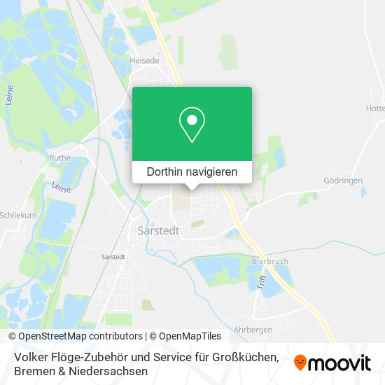 Volker Flöge-Zubehör und Service für Großküchen Karte