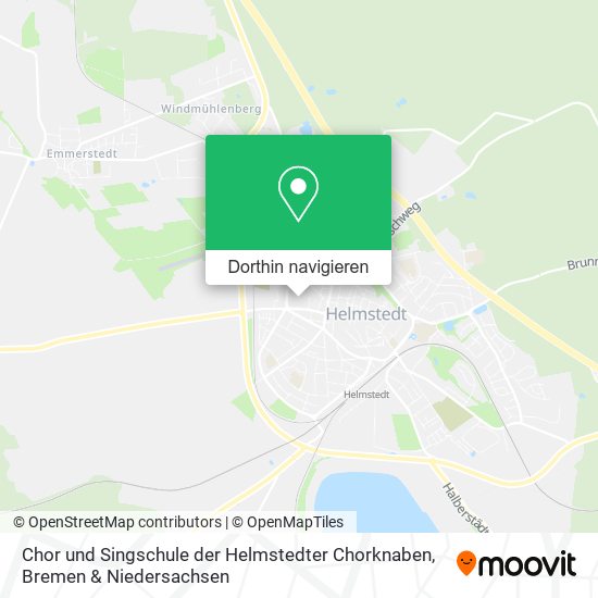 Chor und Singschule der Helmstedter Chorknaben Karte