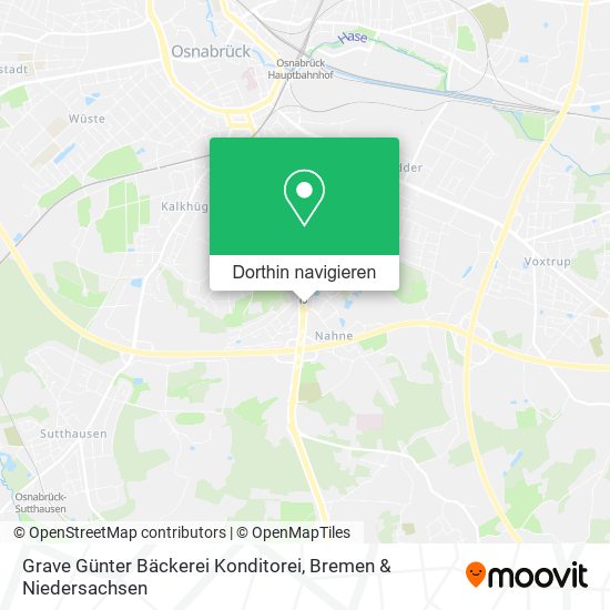 Grave Günter Bäckerei Konditorei Karte