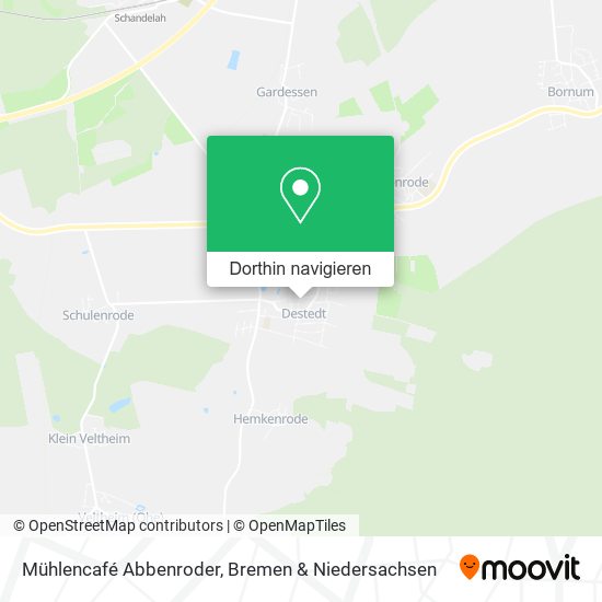 Mühlencafé Abbenroder Karte