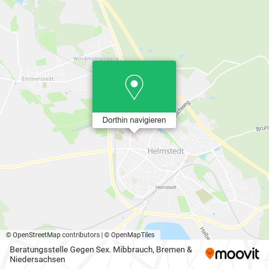 Beratungsstelle Gegen Sex. Mibbrauch Karte