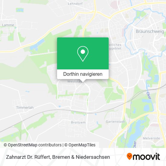 Zahnarzt Dr. Rüffert Karte