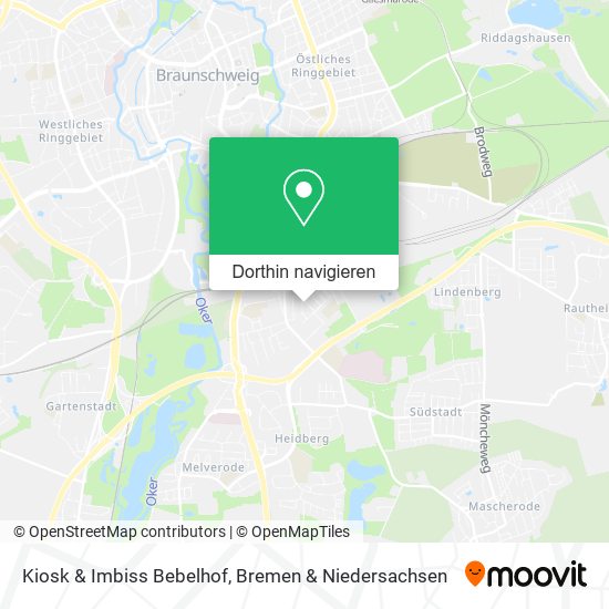 Kiosk & Imbiss Bebelhof Karte