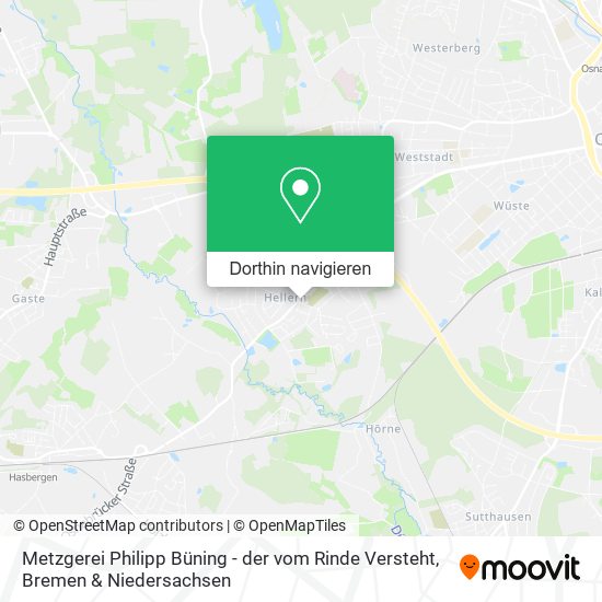 Metzgerei Philipp Büning - der vom Rinde Versteht Karte