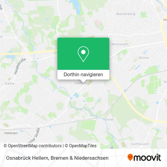 Osnabrück Hellern Karte