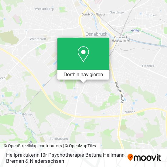 Heilpraktikerin für Psychotherapie Bettina Hellmann Karte