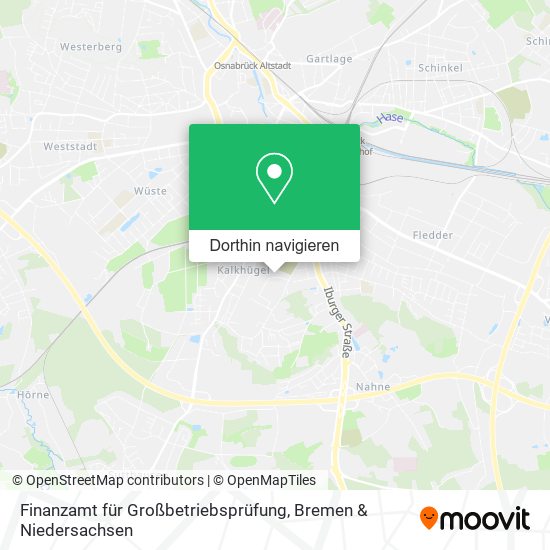 Finanzamt für Großbetriebsprüfung Karte