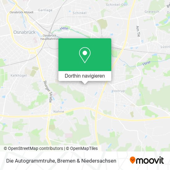 Die Autogrammtruhe Karte