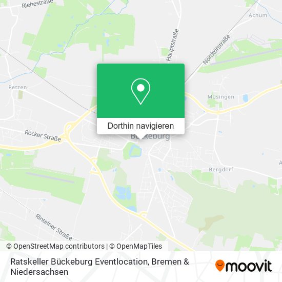 Ratskeller Bückeburg Eventlocation Karte