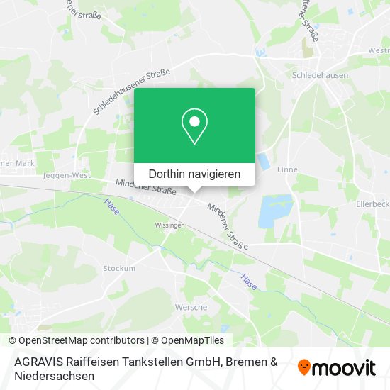 AGRAVIS Raiffeisen Tankstellen GmbH Karte