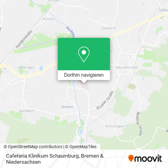 Cafeteria Klinikum Schaumburg Karte