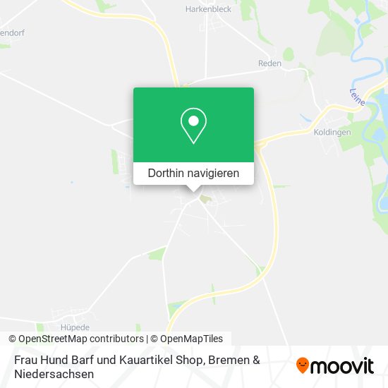 Frau Hund Barf und Kauartikel Shop Karte
