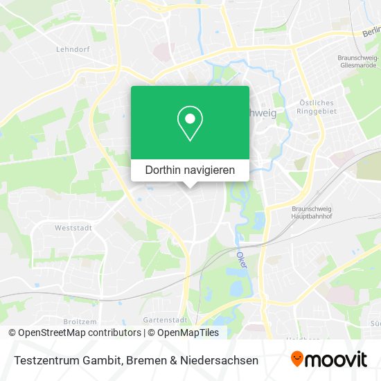 Testzentrum Gambit Karte