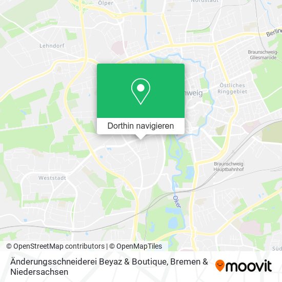 Änderungsschneiderei Beyaz & Boutique Karte