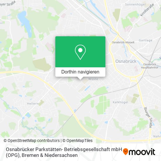 Osnabrücker Parkstätten- Betriebsgesellschaft mbH (OPG) Karte