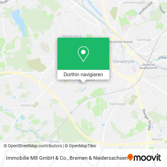 Immobilie M8 GmbH & Co. Karte