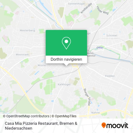 Casa Mia Pizzeria Restaurant Karte