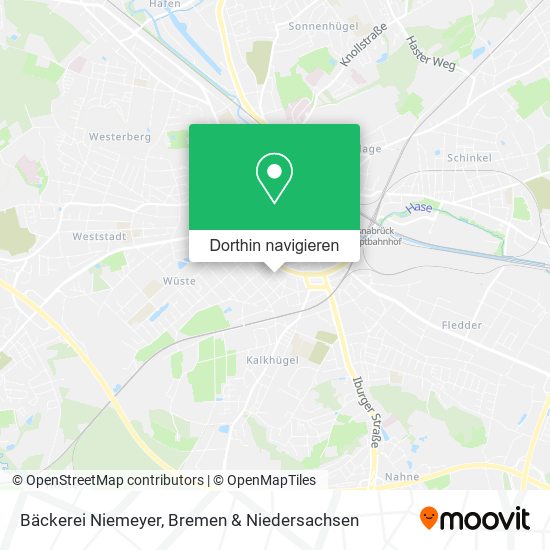Bäckerei Niemeyer Karte
