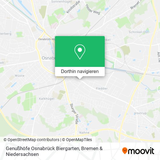Genußhöfe Osnabrück Biergarten Karte