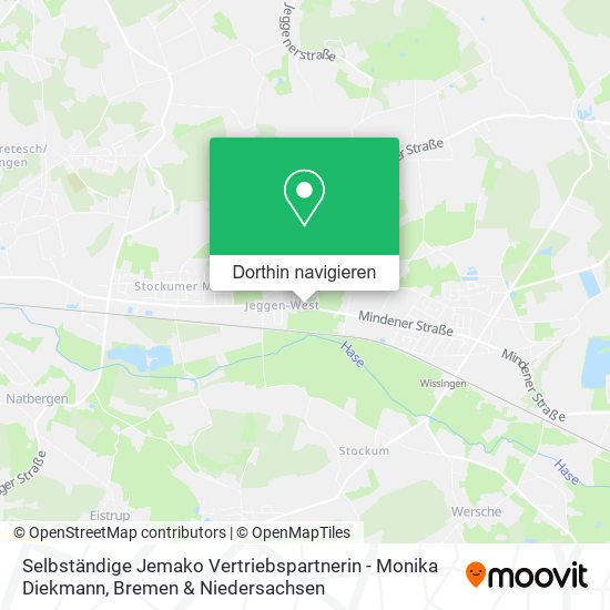 Selbständige Jemako Vertriebspartnerin - Monika Diekmann Karte