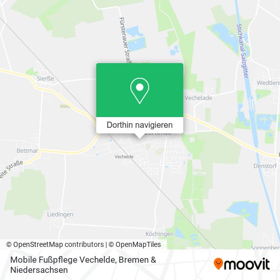 Mobile Fußpflege Vechelde Karte