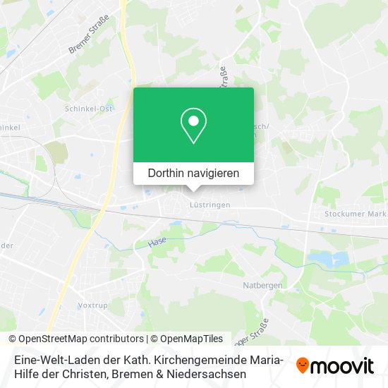 Eine-Welt-Laden der Kath. Kirchengemeinde Maria-Hilfe der Christen Karte
