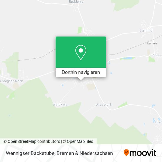 Wennigser Backstube Karte
