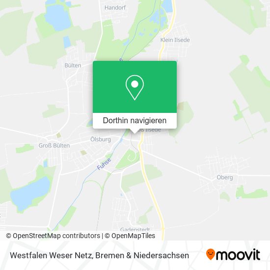Westfalen Weser Netz Karte