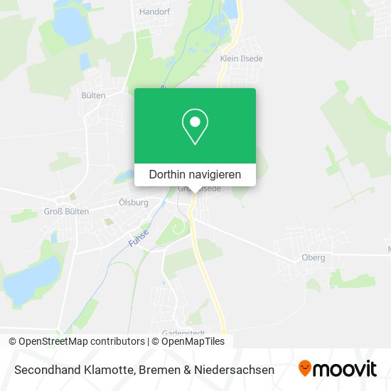 Secondhand Klamotte Karte