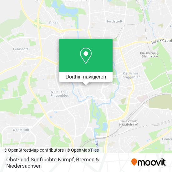 Obst- und Südfrüchte Kumpf Karte