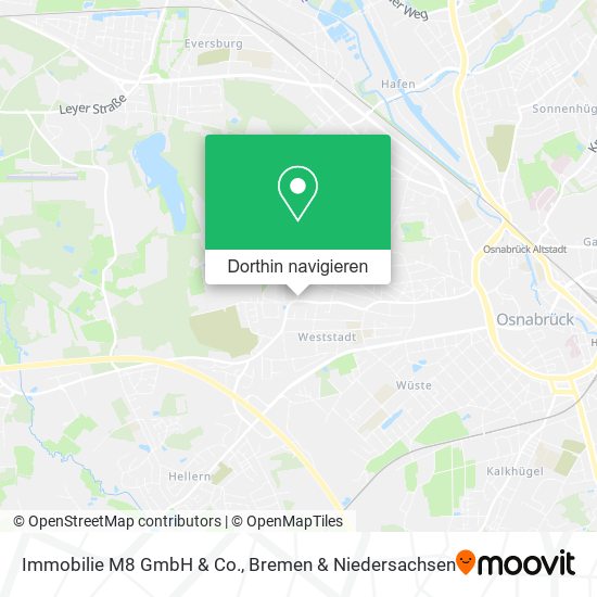 Immobilie M8 GmbH & Co. Karte