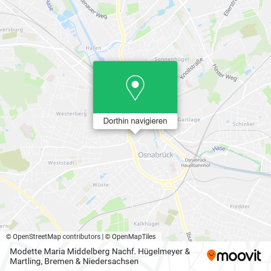 Modette Maria Middelberg Nachf. Hügelmeyer & Martling Karte