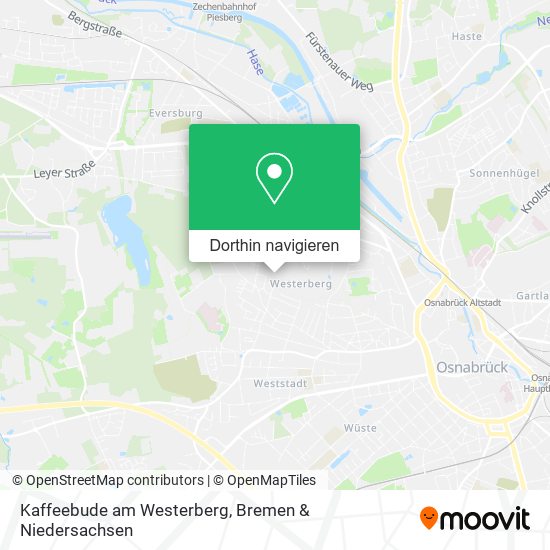Kaffeebude am Westerberg Karte