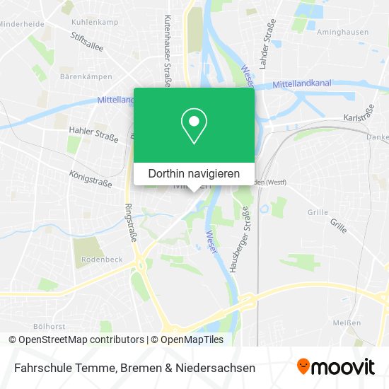 Fahrschule Temme Karte