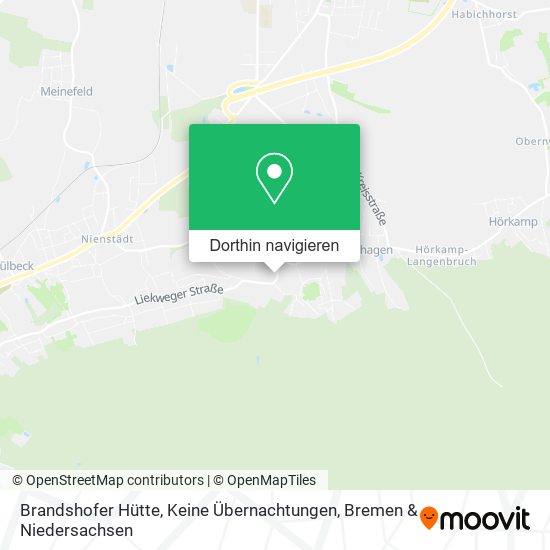 Brandshofer Hütte, Keine Übernachtungen Karte