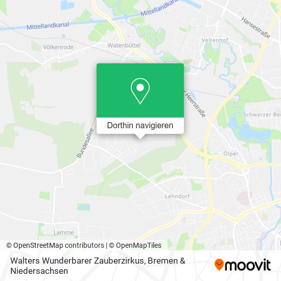 Walters Wunderbarer Zauberzirkus Karte