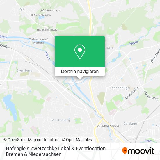 Hafengleis Zwetzschke Lokal & Eventlocation Karte