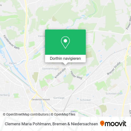 Clemens Maria Pohlmann Karte