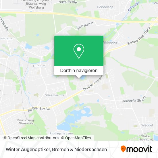 Winter Augenoptiker Karte
