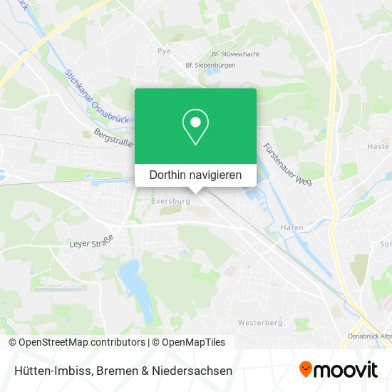 Hütten-Imbiss Karte