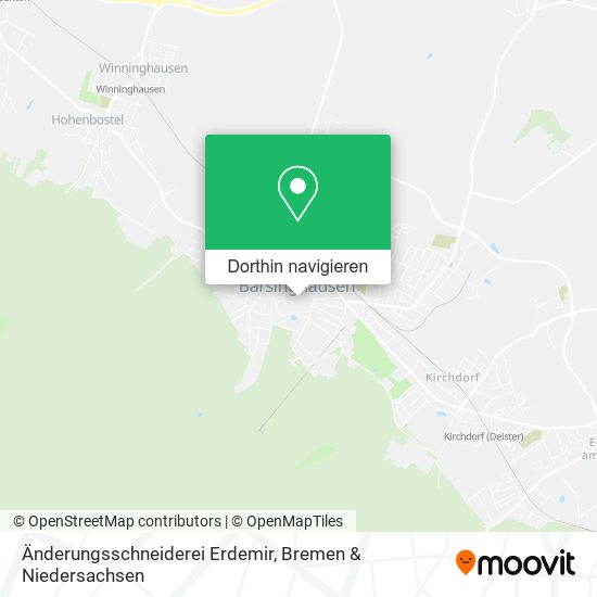 Änderungsschneiderei Erdemir Karte