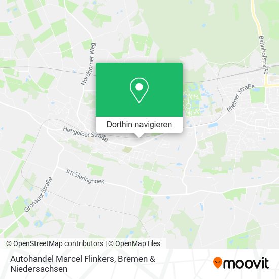 Autohandel Marcel Flinkers Karte