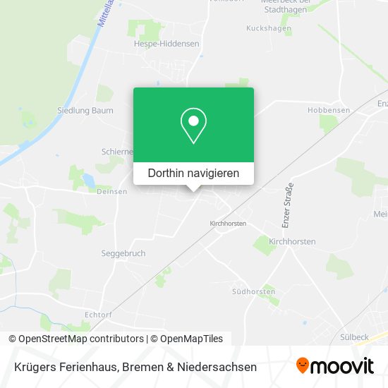 Krügers Ferienhaus Karte